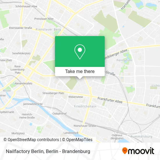 Nailfactory Berlin map