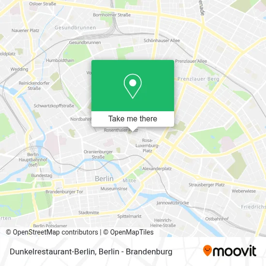 Dunkelrestaurant-Berlin map