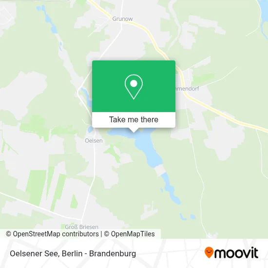 Oelsener See map