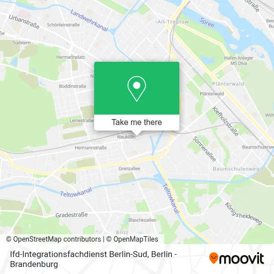 Ifd-Integrationsfachdienst Berlin-Sud map