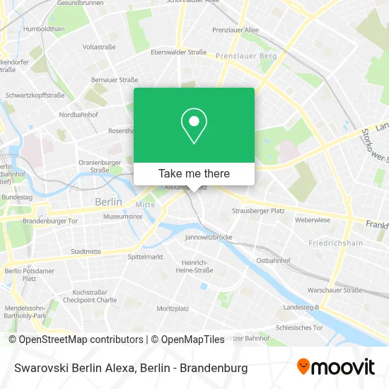 Swarovski Berlin Alexa map