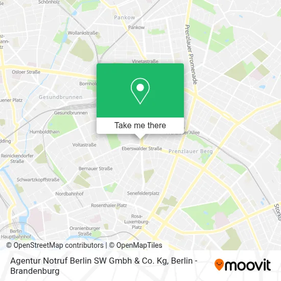 Agentur Notruf Berlin SW Gmbh & Co. Kg map