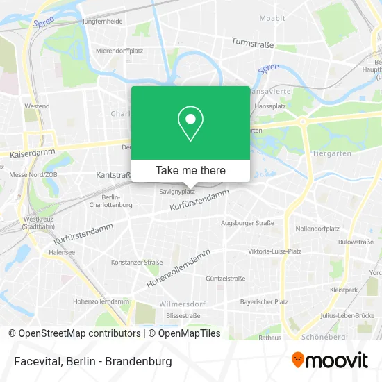 Facevital map