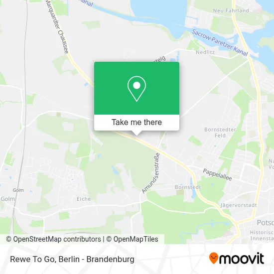 Rewe To Go map