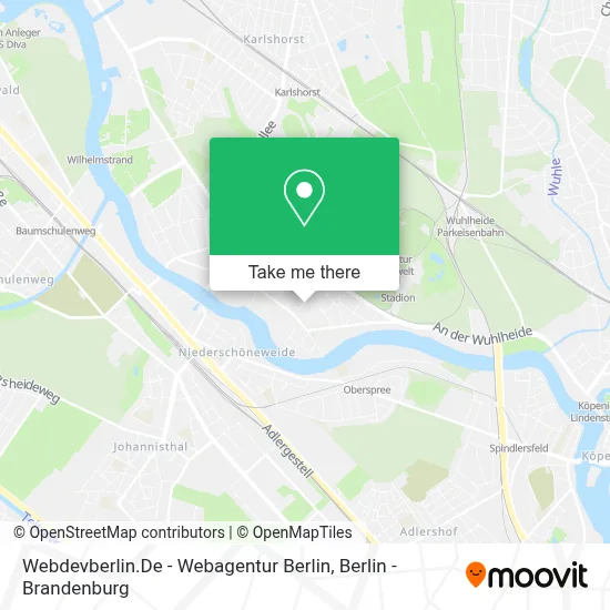 Webdevberlin.De - Webagentur Berlin map