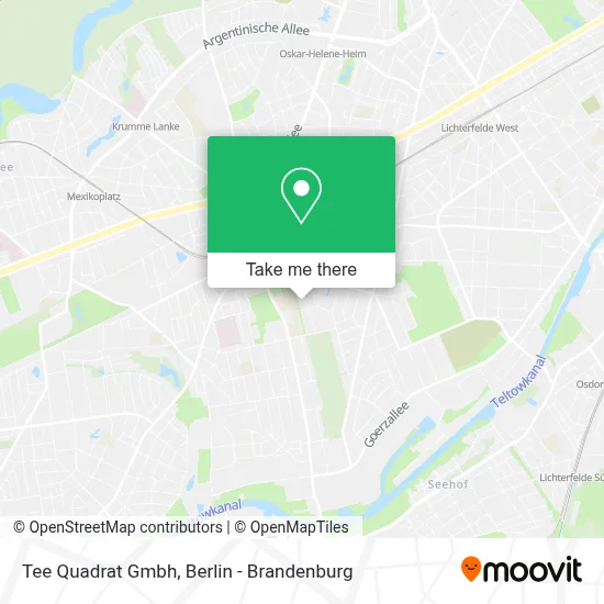 Tee Quadrat Gmbh map
