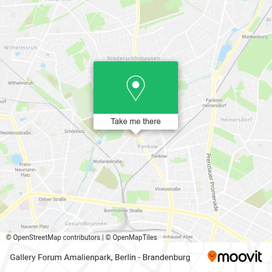 Gallery Forum Amalienpark map