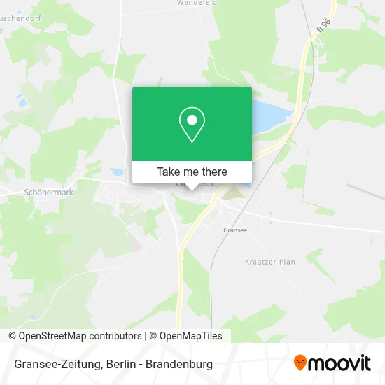 Gransee-Zeitung map
