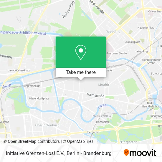 Initiative Grenzen-Los! E.V. map
