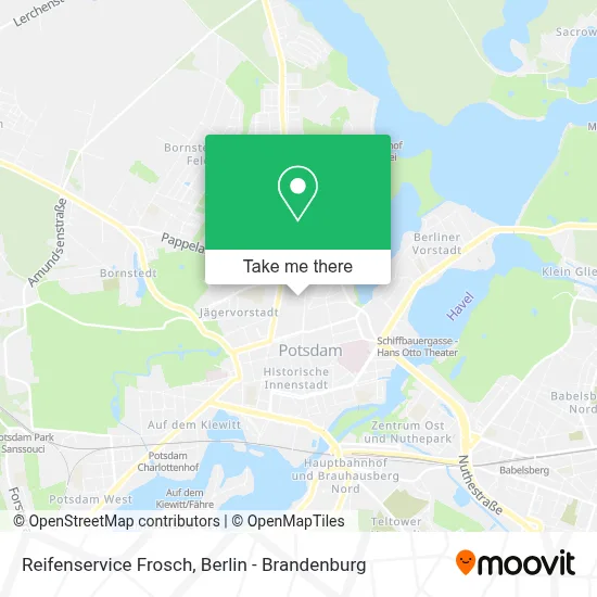 Reifenservice Frosch map