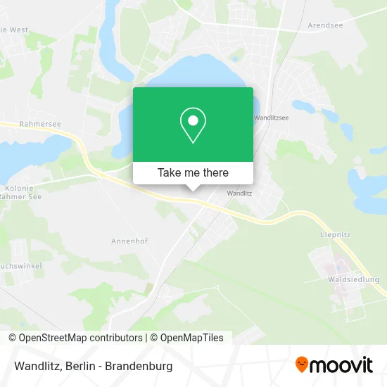 Wandlitz map