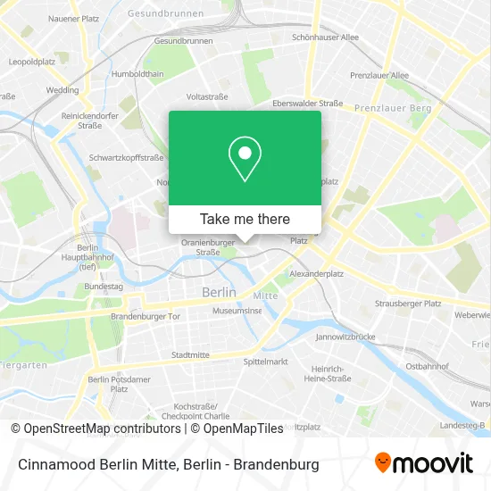 Cinnamood Berlin Mitte map