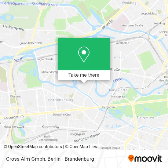 Cross Alm Gmbh map