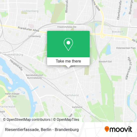Riesentierfassade map