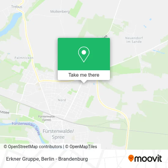 Erkner Gruppe map