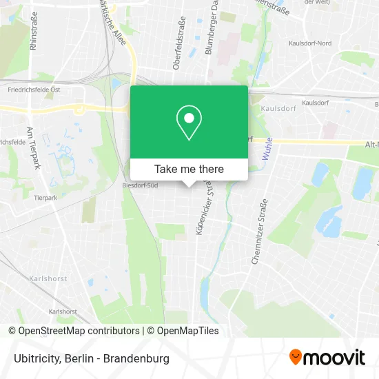 Ubitricity map
