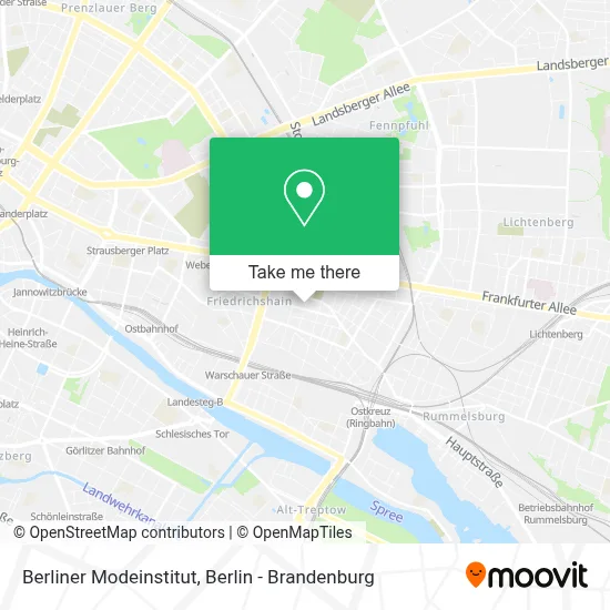 Berliner Modeinstitut map