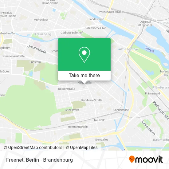Freenet map