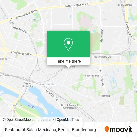 Restaurant Salsa Mexicana map