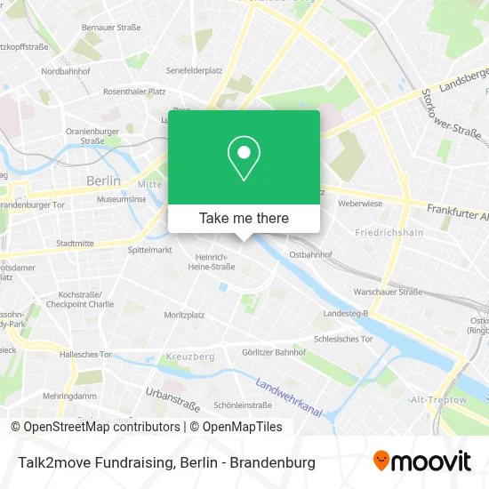 Talk2move Fundraising map