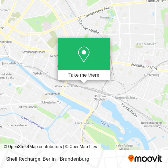 Shell Recharge map