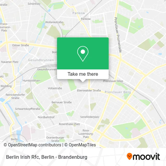 Berlin Irish Rfc map