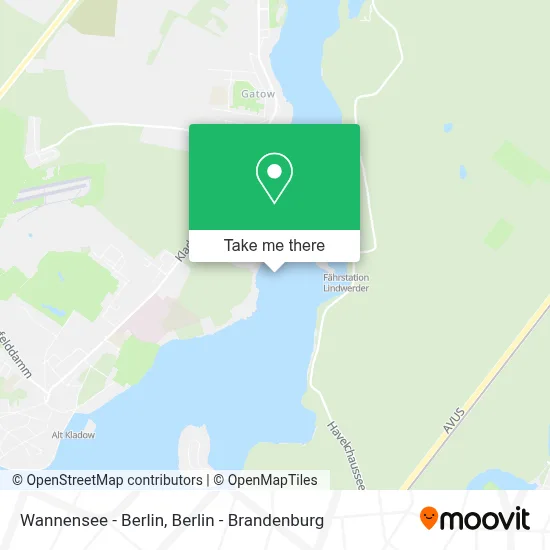 Wannensee - Berlin map