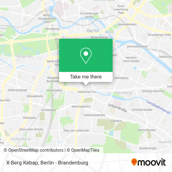 X-Berg Kebap map