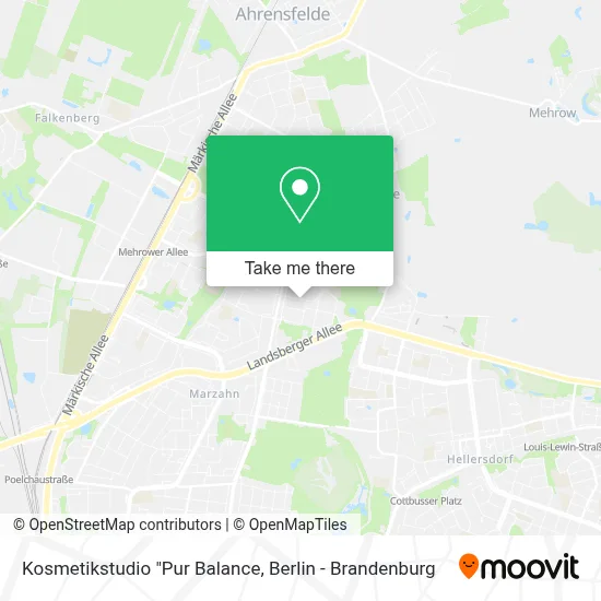 Kosmetikstudio "Pur Balance map