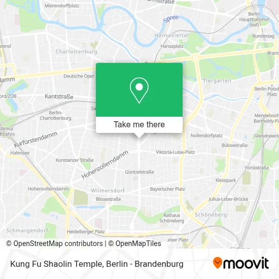 Kung Fu Shaolin Temple map