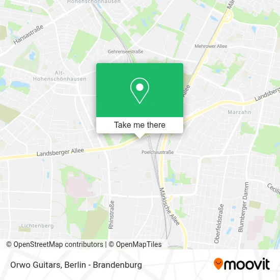 Orwo  Guitars map