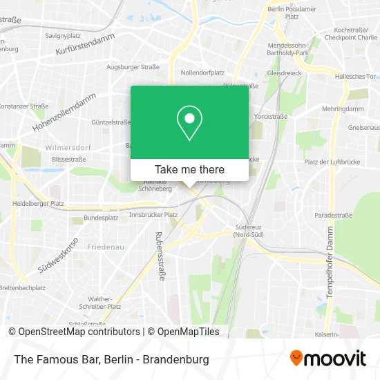 The Famous Bar map