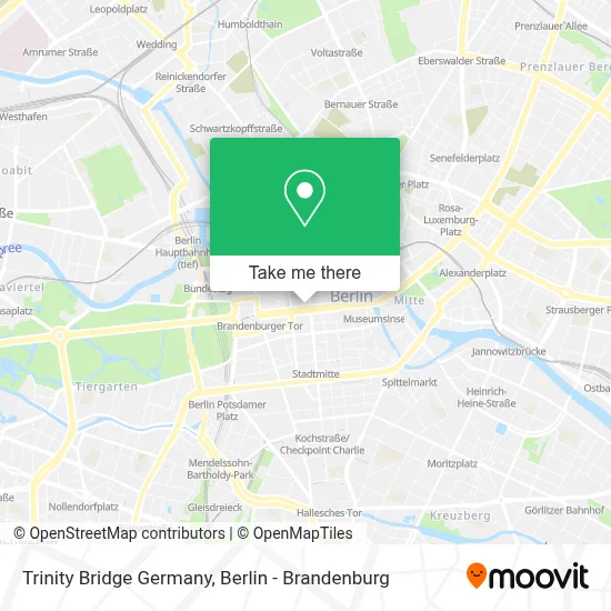Trinity Bridge Germany map