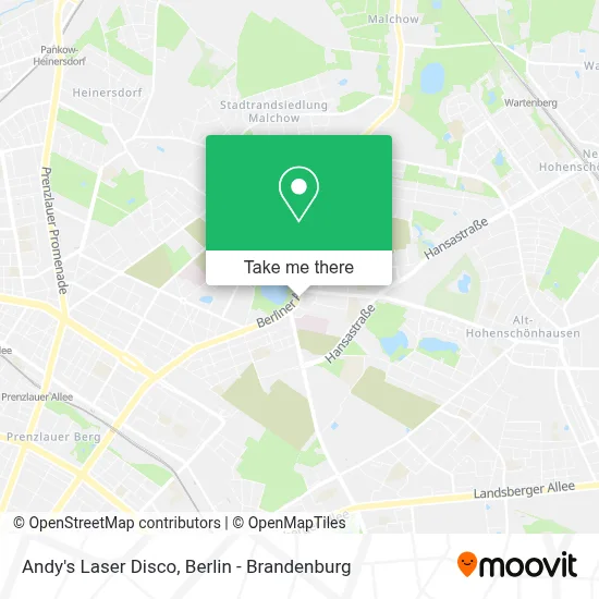 Andy's Laser Disco map