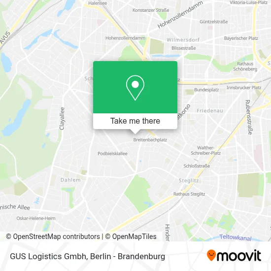 GUS Logistics Gmbh map