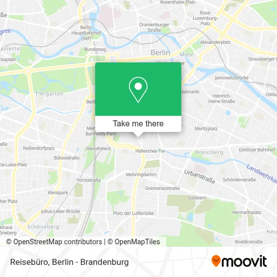 Reisebüro map