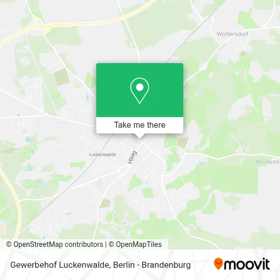 Gewerbehof Luckenwalde map