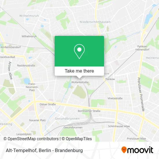 Alt-Tempelhof map