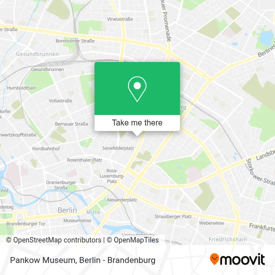 Pankow Museum map