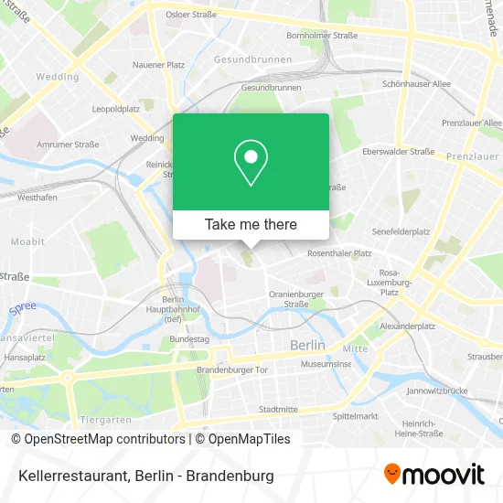 Kellerrestaurant map