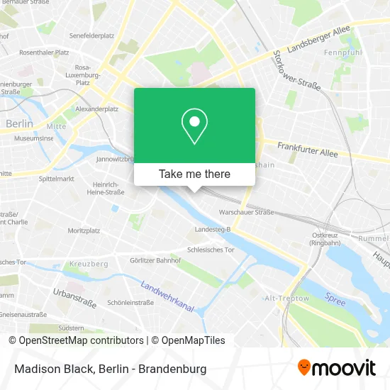Madison Black map