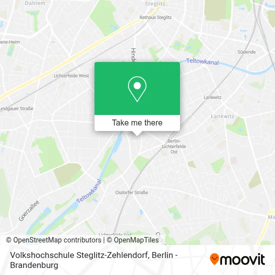 Volkshochschule Steglitz-Zehlendorf map
