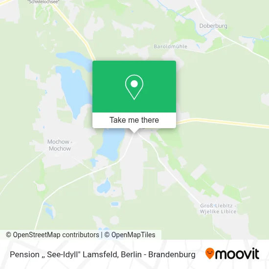 Pension ,, See-Idyll" Lamsfeld map