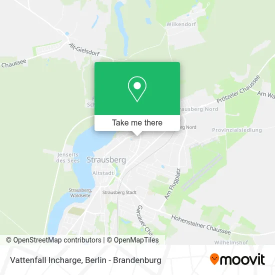 Vattenfall Incharge map