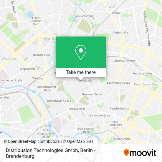 Distribusion Technologies Gmbh map