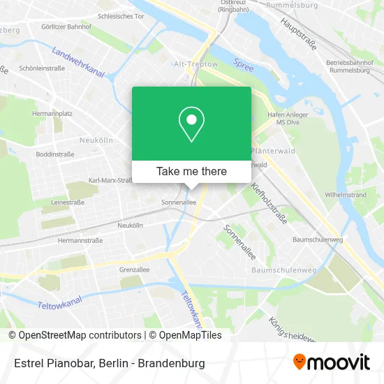 Estrel Pianobar map
