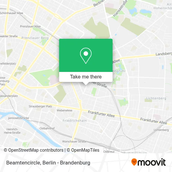 Beamtencircle map