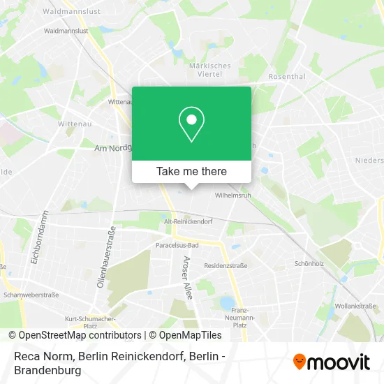 Reca Norm, Berlin Reinickendorf map
