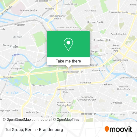Tui Group map