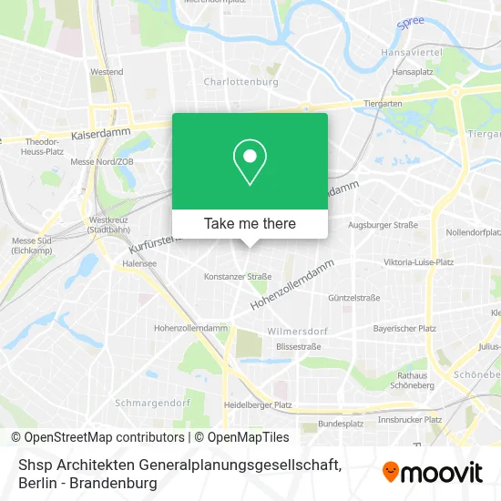 Shsp Architekten Generalplanungsgesellschaft map